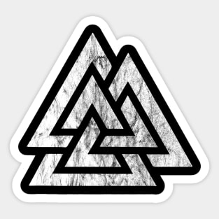 Valknut (light) Sticker